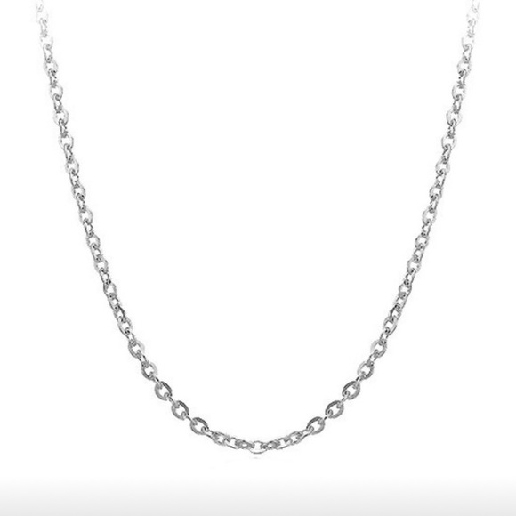 Jewelry - STERLING SILVER 18” CABLE NECKLACE